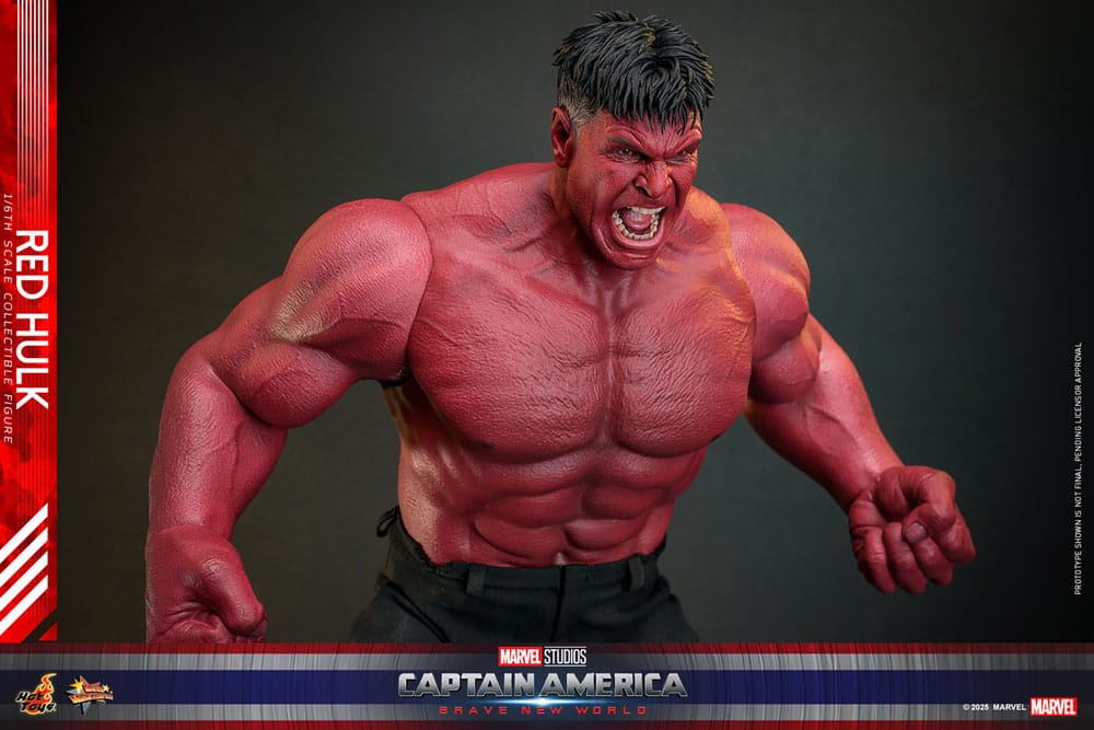 RED HULK – CAPTAIN AMERICA: BRAVE NEW WORLD 1/6 HOT TOYS MOVIE MASTERPIECE