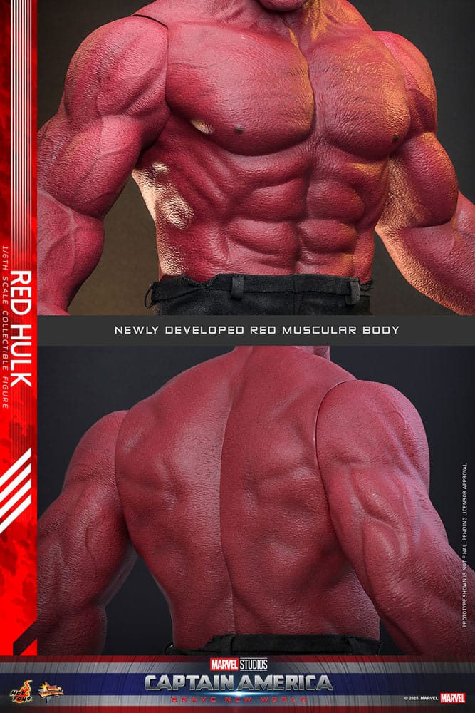 RED HULK – CAPTAIN AMERICA: BRAVE NEW WORLD 1/6 HOT TOYS MOVIE MASTERPIECE