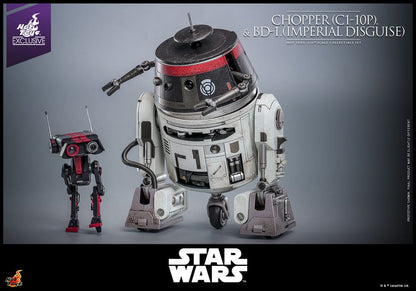 CHOPPER (C1-10P™) & BD-1™ IMPERIAL DISGUISE – FIGURE SET 1/6 (HOT TOYS – STAR WARS EXCLUSIVE)