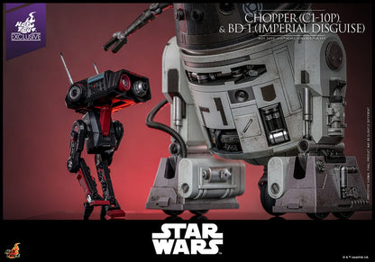CHOPPER (C1-10P™) & BD-1™ IMPERIAL DISGUISE – FIGURE SET 1/6 (HOT TOYS – STAR WARS EXCLUSIVE)