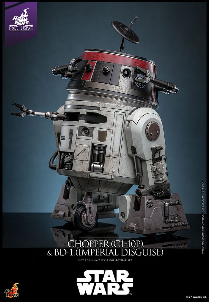 CHOPPER (C1-10P™) & BD-1™ IMPERIAL DISGUISE – FIGURE SET 1/6 (HOT TOYS – STAR WARS EXCLUSIVE)