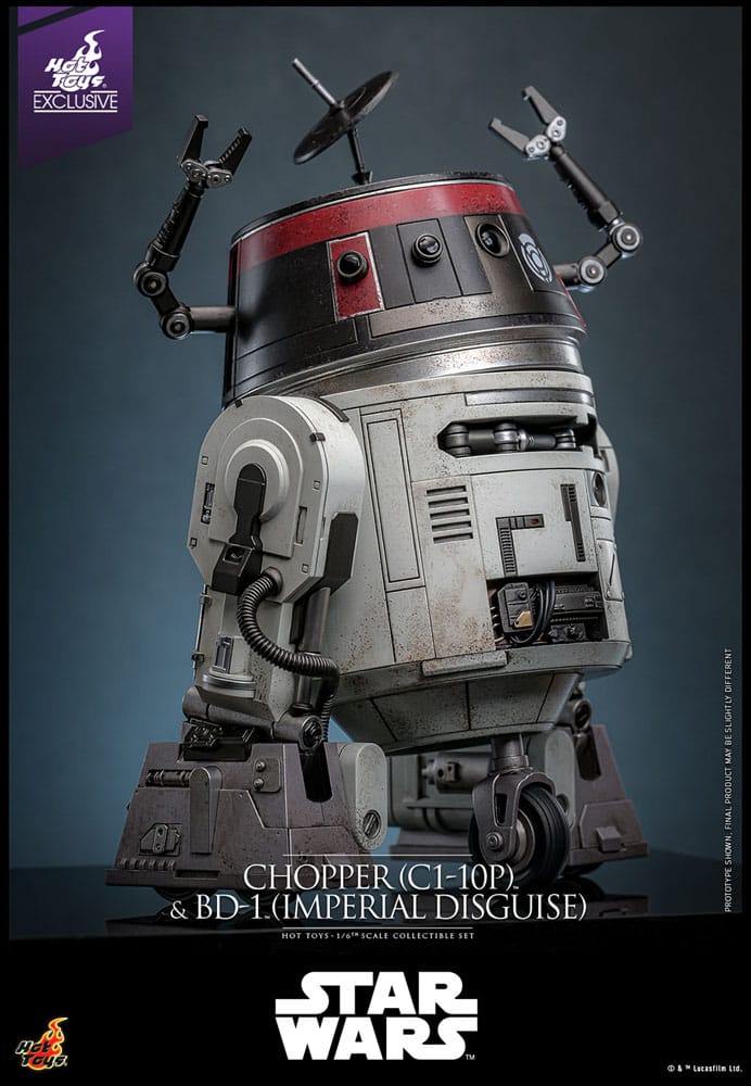 CHOPPER (C1-10P™) & BD-1™ IMPERIAL DISGUISE – FIGURE SET 1/6 (HOT TOYS – STAR WARS EXCLUSIVE)