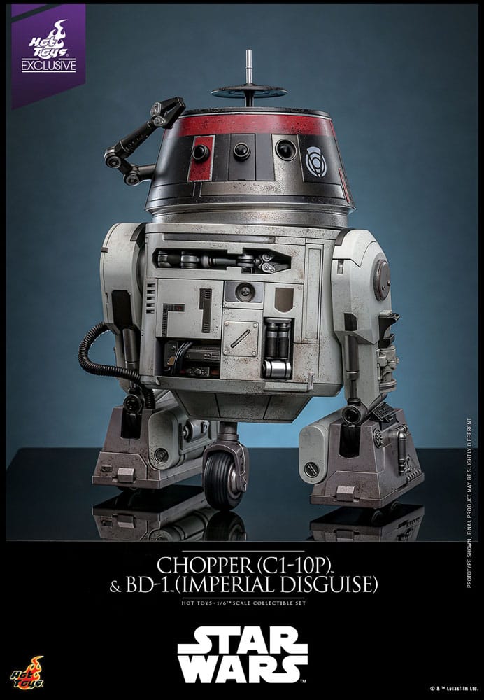 CHOPPER (C1-10P™) & BD-1™ IMPERIAL DISGUISE – FIGURE SET 1/6 (HOT TOYS – STAR WARS EXCLUSIVE)
