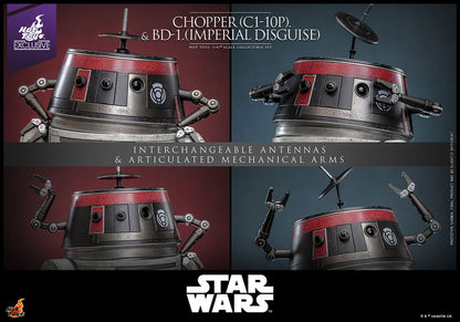 CHOPPER (C1-10P™) & BD-1™ IMPERIAL DISGUISE – FIGURE SET 1/6 (HOT TOYS – STAR WARS EXCLUSIVE)