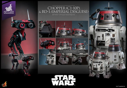 CHOPPER (C1-10P™) & BD-1™ IMPERIAL DISGUISE – FIGURE SET 1/6 (HOT TOYS – STAR WARS EXCLUSIVE)