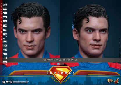SUPERMAN & KRYPTO (2025) – FIGURA 1/6 MOVIE MASTERPIECE (HOT TOYS – DC COMICS)