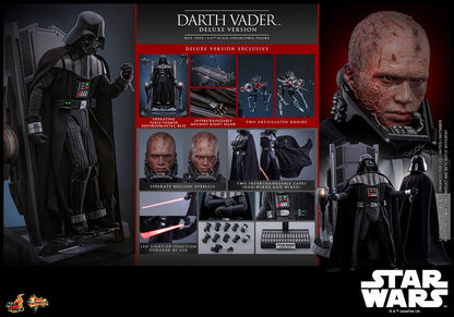 DARTH VADER DELUXE VERSION - STAR WARS EPISODIO III - HOT TOYS FIGURA 1/6 ESCALA 35 CM