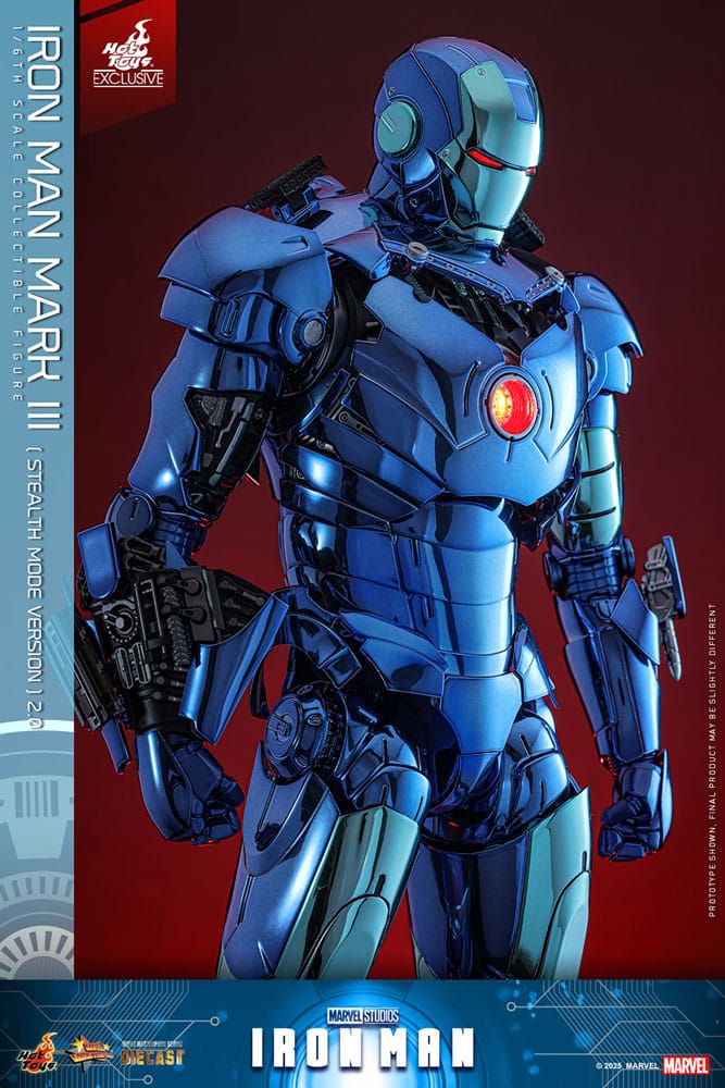 IRON MAN MARK III (STEALTH MODE VER.) 2.0 – MOVIE MASTERPIECE DIECAST 1/6 SCALE FIGURE 33 CM (HOT TOYS – EXCLUSIVE EDITION)
