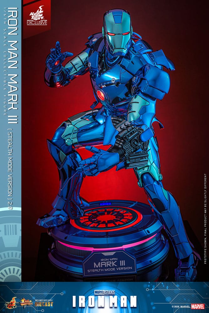 IRON MAN MARK III (STEALTH MODE VER.) 2.0 – MOVIE MASTERPIECE DIECAST 1/6 SCALE FIGURE 33 CM (HOT TOYS – EXCLUSIVE EDITION)