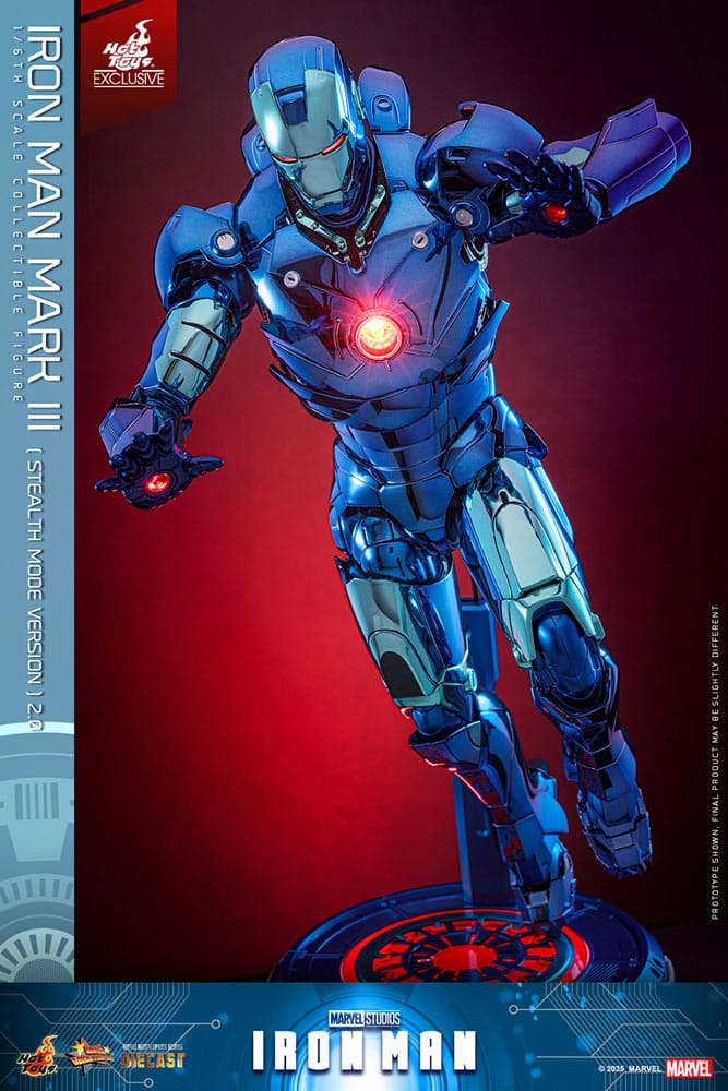 IRON MAN MARK III (STEALTH MODE VER.) 2.0 – MOVIE MASTERPIECE DIECAST 1/6 SCALE FIGURE 33 CM (HOT TOYS – EXCLUSIVE EDITION)