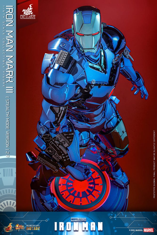 IRON MAN MARK III (STEALTH MODE VER.) 2.0 – MOVIE MASTERPIECE DIECAST 1/6 SCALE FIGURE 33 CM (HOT TOYS – EXCLUSIVE EDITION)