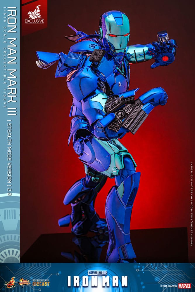 IRON MAN MARK III (STEALTH MODE VER.) 2.0 – MOVIE MASTERPIECE DIECAST 1/6 SCALE FIGURE 33 CM (HOT TOYS – EXCLUSIVE EDITION)