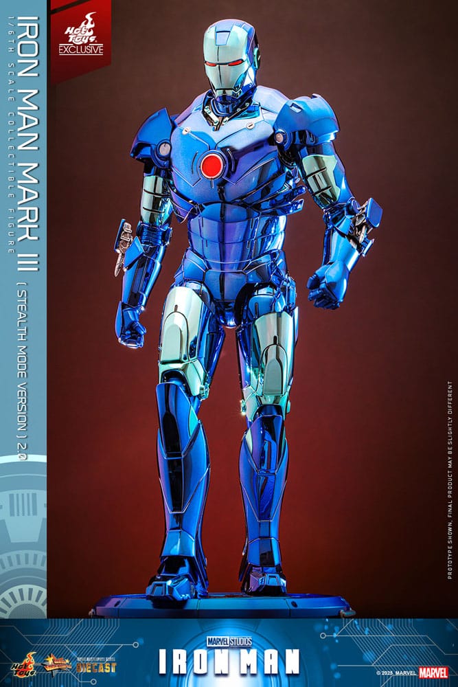 IRON MAN MARK III (STEALTH MODE VER.) 2.0 – MOVIE MASTERPIECE DIECAST 1/6 SCALE FIGURE 33 CM (HOT TOYS – EXCLUSIVE EDITION)
