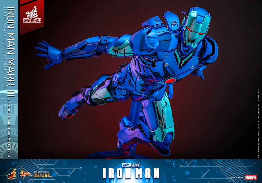 IRON MAN MARK III (STEALTH MODE VER.) 2.0 – MOVIE MASTERPIECE DIECAST 1/6 SCALE FIGURE 33 CM (HOT TOYS – EXCLUSIVE EDITION)