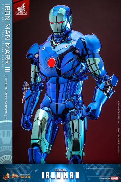 IRON MAN MARK III (STEALTH MODE VER.) 2.0 – MOVIE MASTERPIECE DIECAST 1/6 SCALE FIGURE 33 CM (HOT TOYS – EXCLUSIVE EDITION)