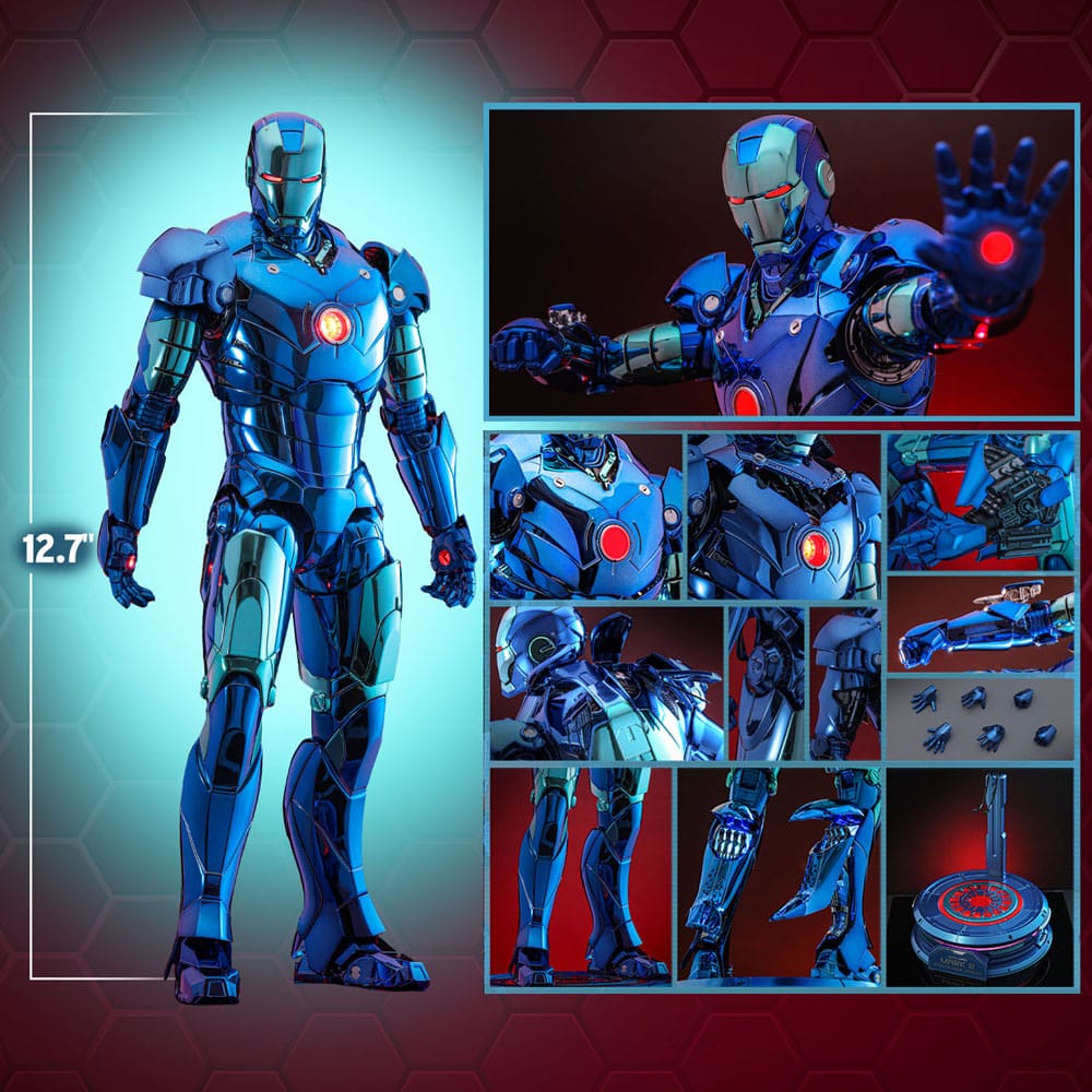 IRON MAN MARK III (STEALTH MODE VER.) 2.0 – MOVIE MASTERPIECE DIECAST 1/6 SCALE FIGURE 33 CM (HOT TOYS – EXCLUSIVE EDITION)