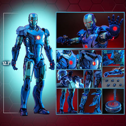 IRON MAN MARK III (STEALTH MODE VER.) 2.0 – MOVIE MASTERPIECE DIECAST 1/6 SCALE FIGURE 33 CM (HOT TOYS – EXCLUSIVE EDITION)