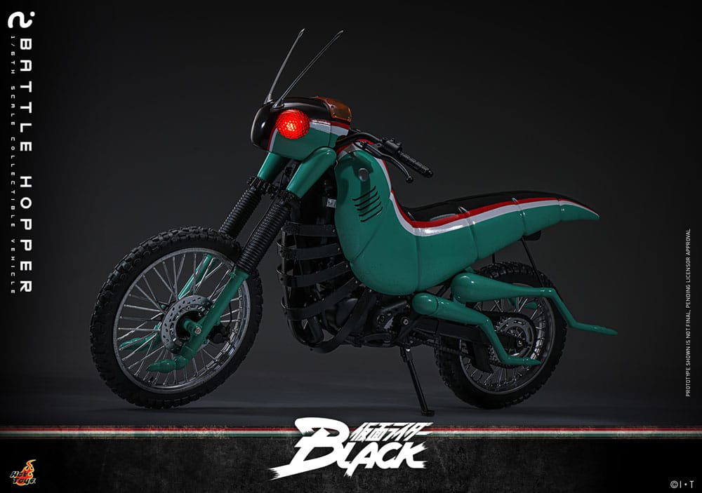 BATTLE HOPPER – VEHÍCULO HOT TOYS 1/6 36 CM (KAMEN RIDER BLACK – CON LUZ LED)