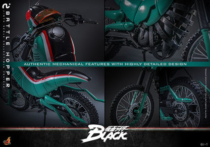 BATTLE HOPPER – VEHÍCULO HOT TOYS 1/6 36 CM (KAMEN RIDER BLACK – CON LUZ LED)
