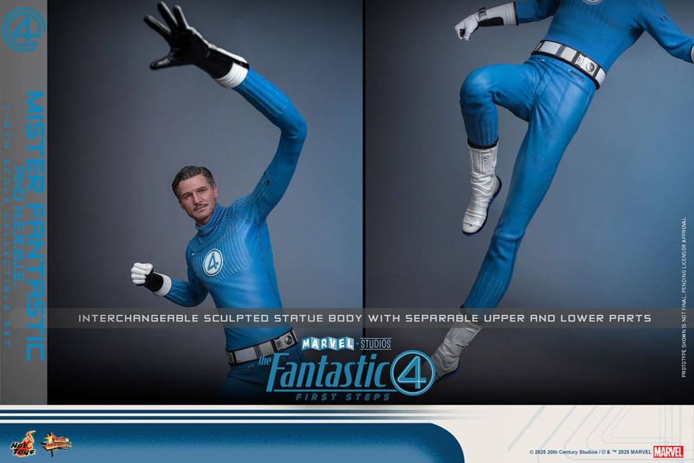 MISTER FANTASTIC & H.E.R.B.I.E. – FIRST STEPS 1/6 FIGURES (HOT TOYS – FANTASTIC FOUR)
