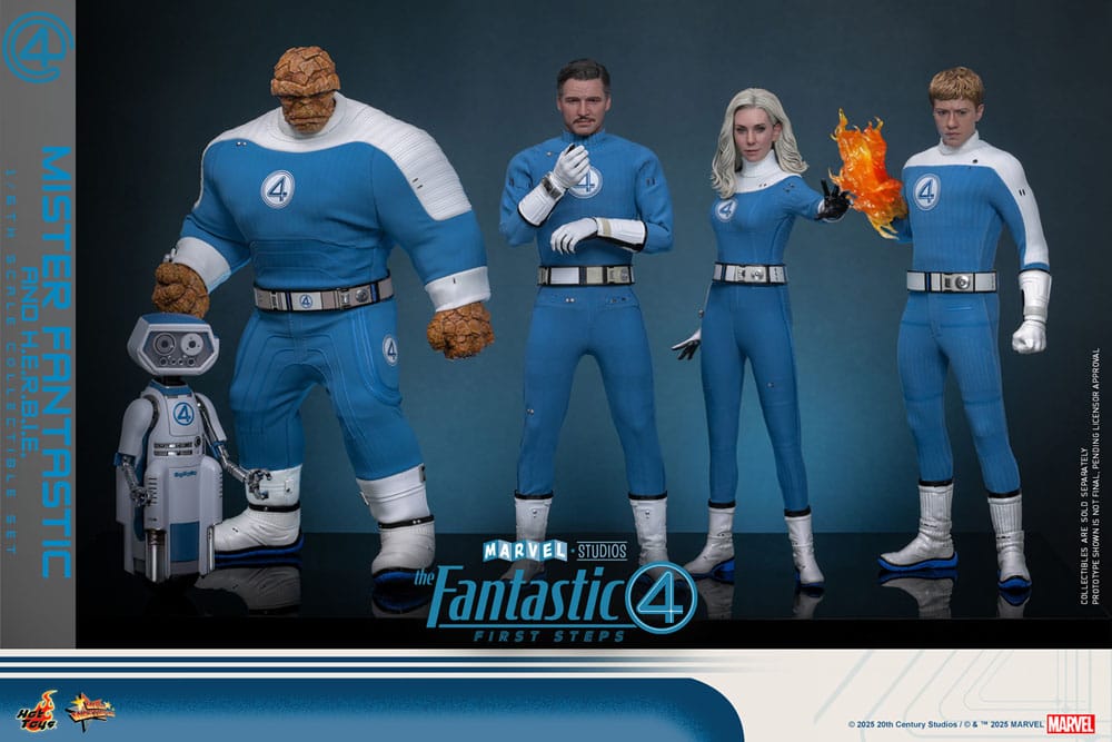 MISTER FANTASTIC & H.E.R.B.I.E. – FIRST STEPS 1/6 FIGURES (HOT TOYS – FANTASTIC FOUR)