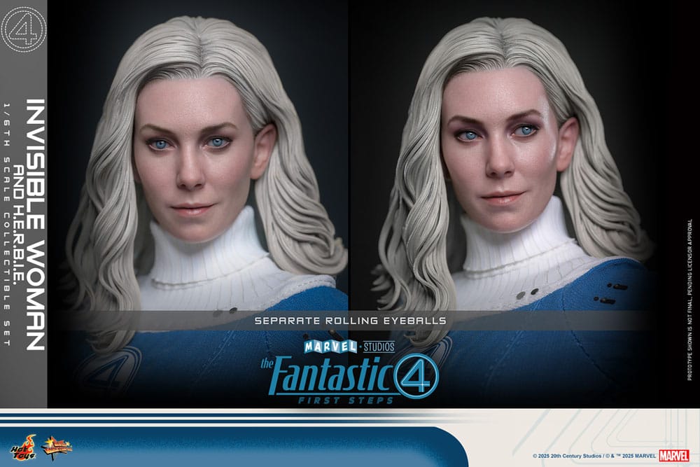 INVISIBLE WOMAN & H.E.R.B.I.E. – FIRST STEPS 1/6 FIGURES (HOT TOYS – FANTASTIC FOUR)