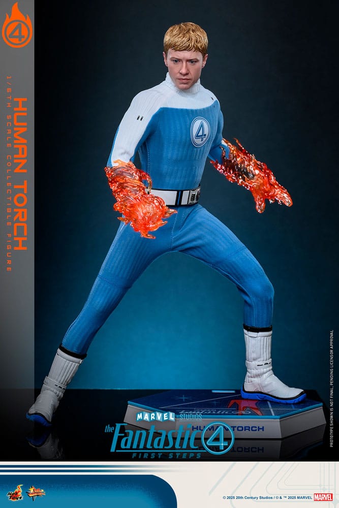 HUMAN TORCH – FIRST STEPS FIGURE MOVIE MASTERPIECE 1/6 HOT TOYS (MARVEL – FANTASTIC FOUR)