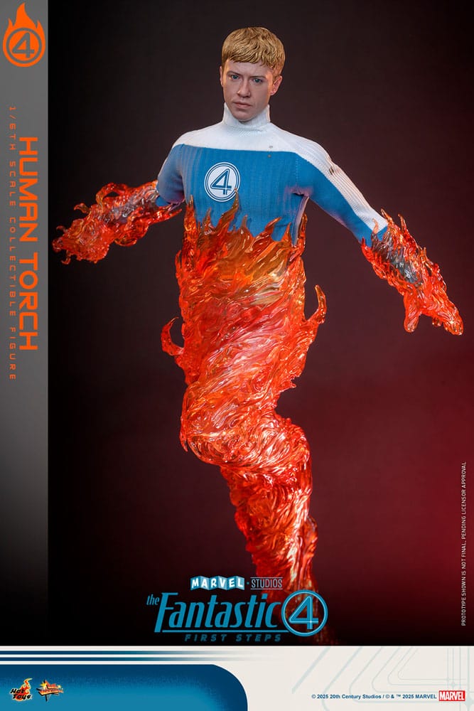 HUMAN TORCH – FIRST STEPS FIGURE MOVIE MASTERPIECE 1/6 HOT TOYS (MARVEL – FANTASTIC FOUR)