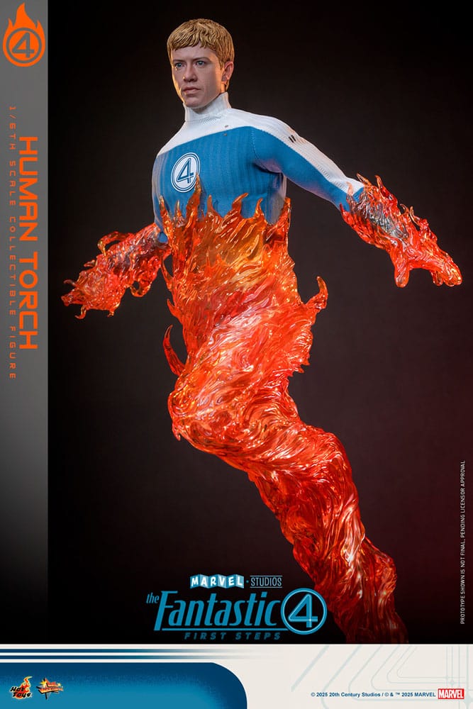 HUMAN TORCH – FIRST STEPS FIGURE MOVIE MASTERPIECE 1/6 HOT TOYS (MARVEL – FANTASTIC FOUR)