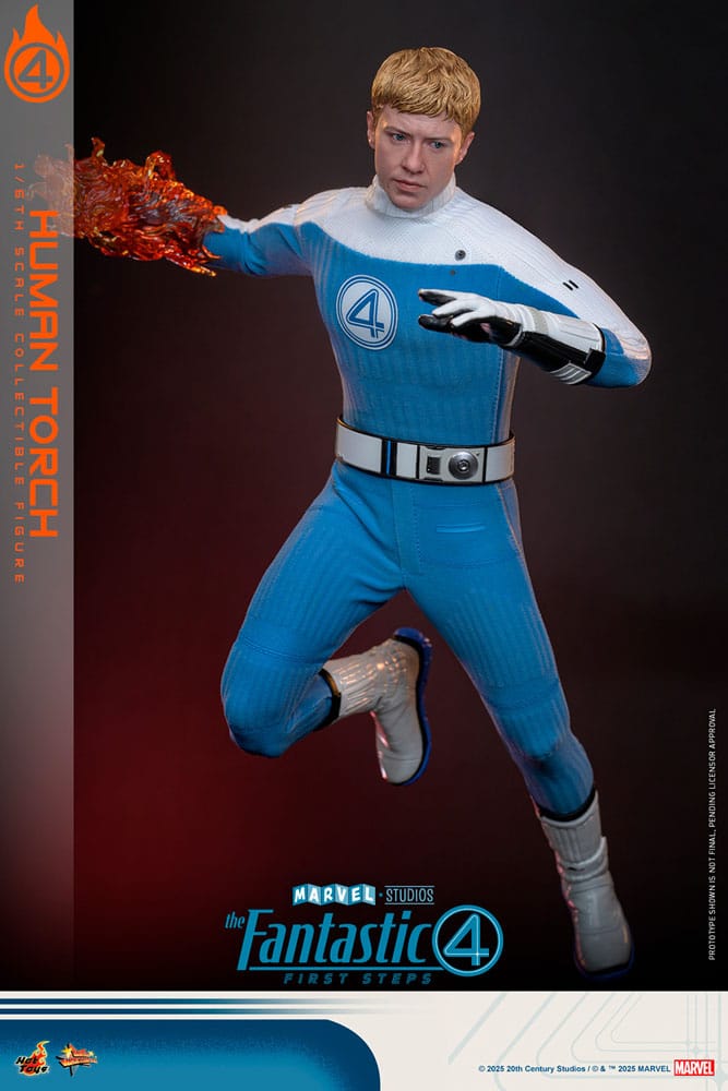 HUMAN TORCH – FIRST STEPS FIGURE MOVIE MASTERPIECE 1/6 HOT TOYS (MARVEL – FANTASTIC FOUR)
