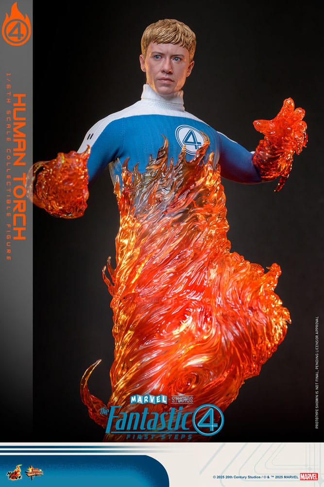 HUMAN TORCH – FIRST STEPS FIGURE MOVIE MASTERPIECE 1/6 HOT TOYS (MARVEL – FANTASTIC FOUR)