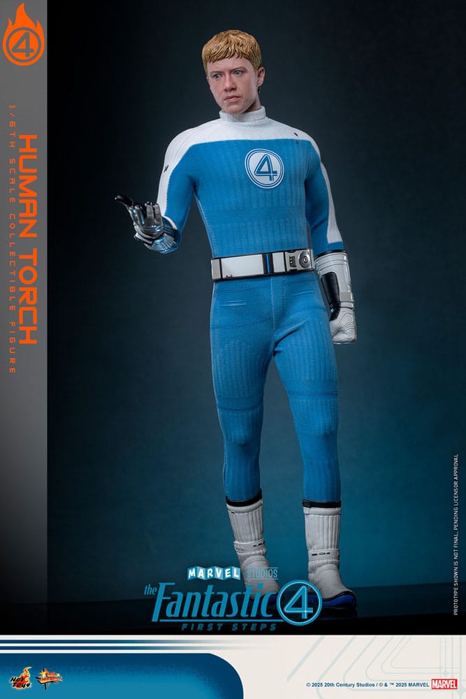 HUMAN TORCH – FIRST STEPS FIGURE MOVIE MASTERPIECE 1/6 HOT TOYS (MARVEL – FANTASTIC FOUR)