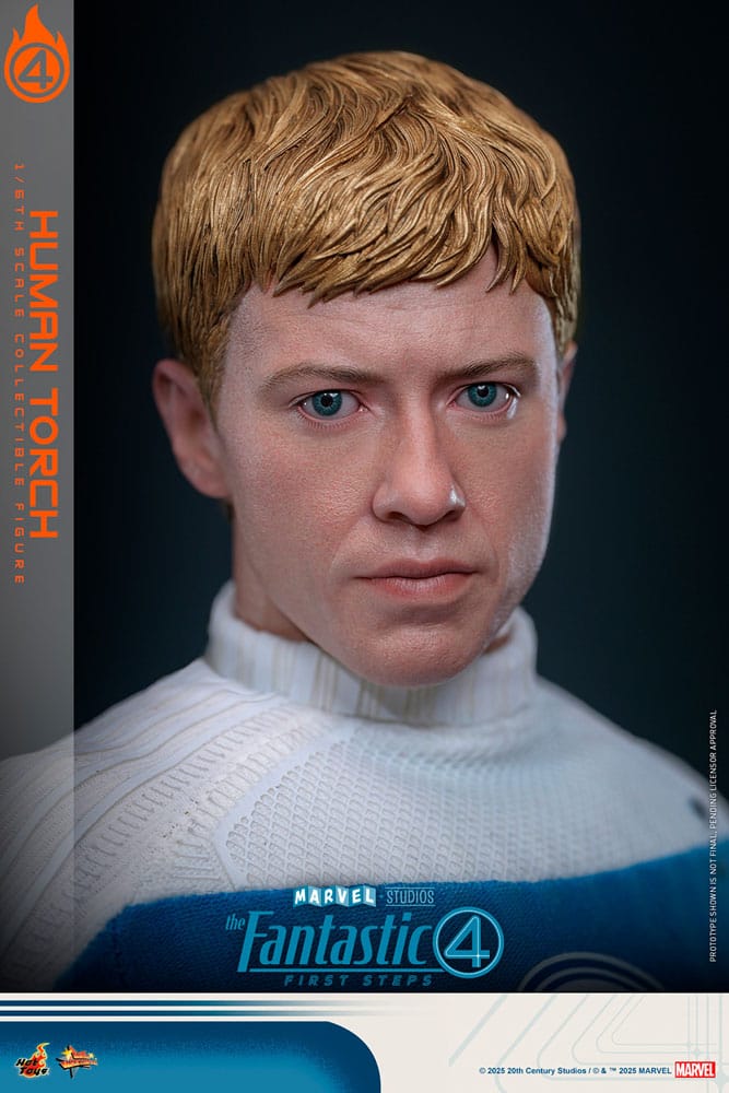 HUMAN TORCH – FIRST STEPS FIGURE MOVIE MASTERPIECE 1/6 HOT TOYS (MARVEL – FANTASTIC FOUR)