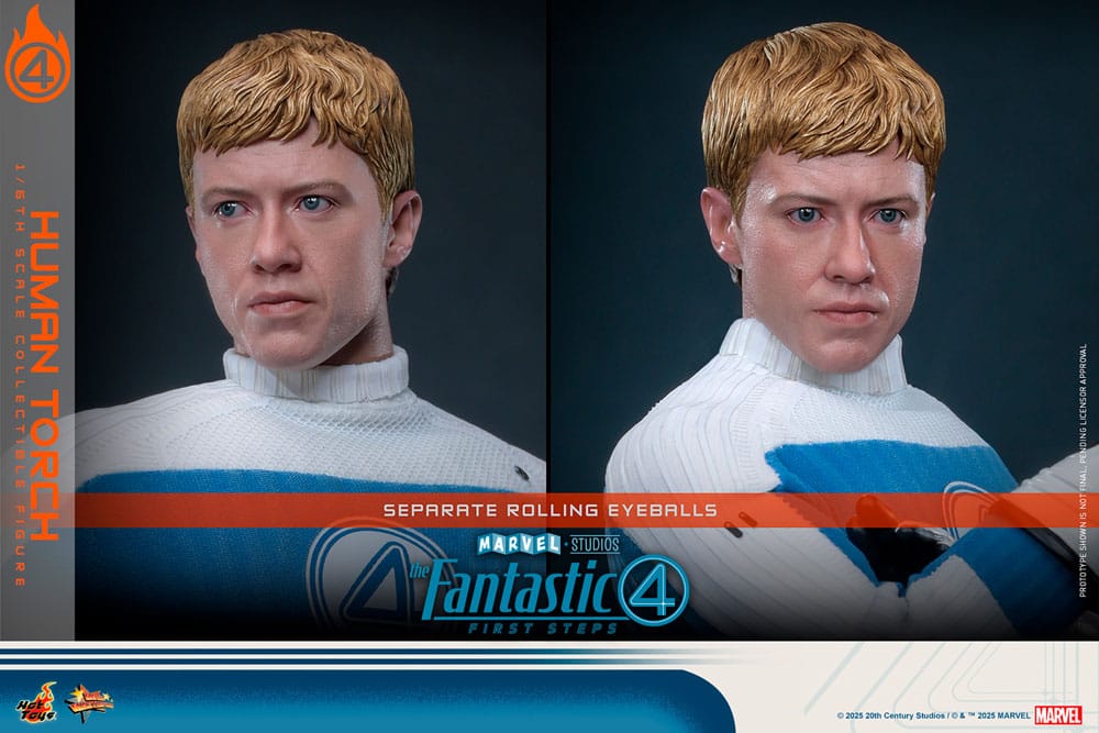 HUMAN TORCH – FIRST STEPS FIGURE MOVIE MASTERPIECE 1/6 HOT TOYS (MARVEL – FANTASTIC FOUR)