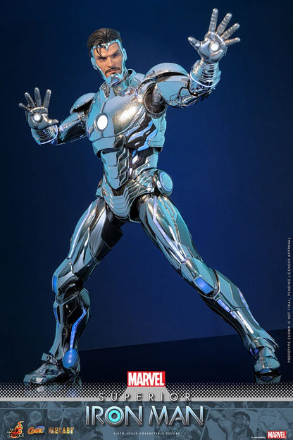 SUPERIOR IRON MAN – FIGURA HOT TOYS DIECAST 1/6 32 CM (COMIC MASTERPIECE SERIES – VERSIÓN CÓMIC)