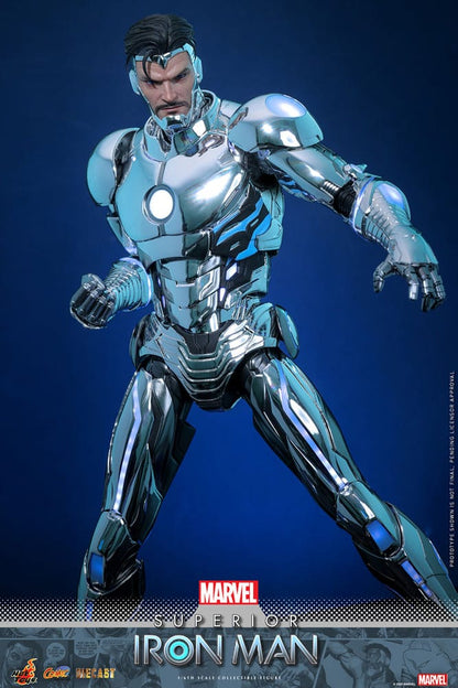 SUPERIOR IRON MAN – FIGURA HOT TOYS DIECAST 1/6 32 CM (COMIC MASTERPIECE SERIES – VERSIÓN CÓMIC)