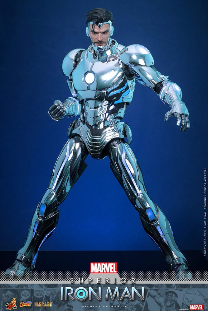 SUPERIOR IRON MAN – FIGURA HOT TOYS DIECAST 1/6 32 CM (COMIC MASTERPIECE SERIES – VERSIÓN CÓMIC)