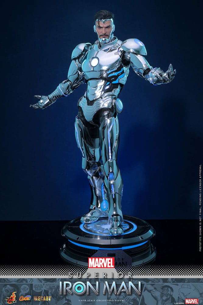 SUPERIOR IRON MAN – FIGURA HOT TOYS DIECAST 1/6 32 CM (COMIC MASTERPIECE SERIES – VERSIÓN CÓMIC)