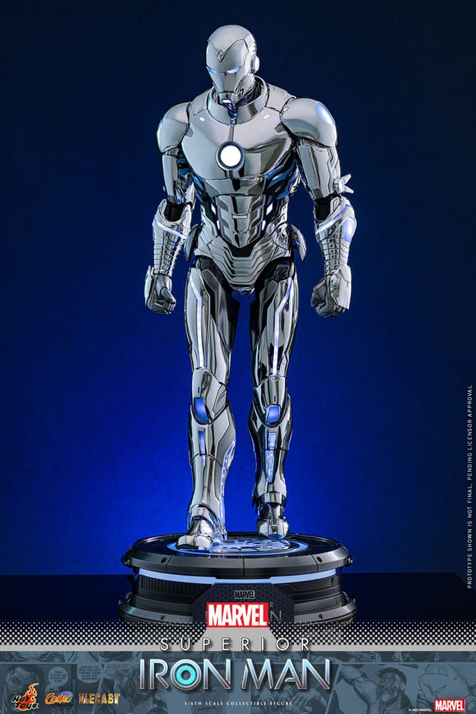 SUPERIOR IRON MAN – FIGURA HOT TOYS DIECAST 1/6 32 CM (COMIC MASTERPIECE SERIES – VERSIÓN CÓMIC)