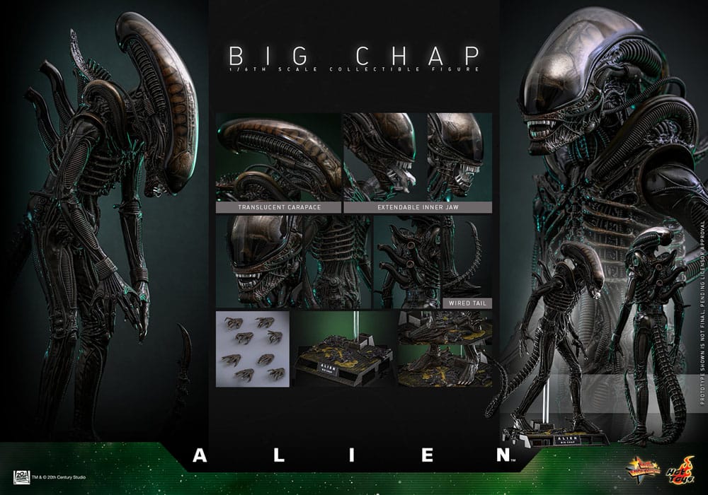 ALIEN – FIGURA BIG CHAP 1/6 (HOT TOYS – MOVIE MASTERPIECE) 36 CM