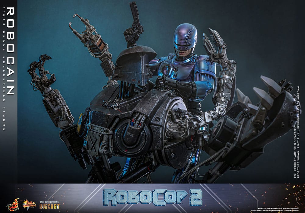 ROBOCAIN – FIGURA HOT TOYS DIECAST 1/6 40 CM (ROBOCOP 2 – MOVIE MASTERPIECE)