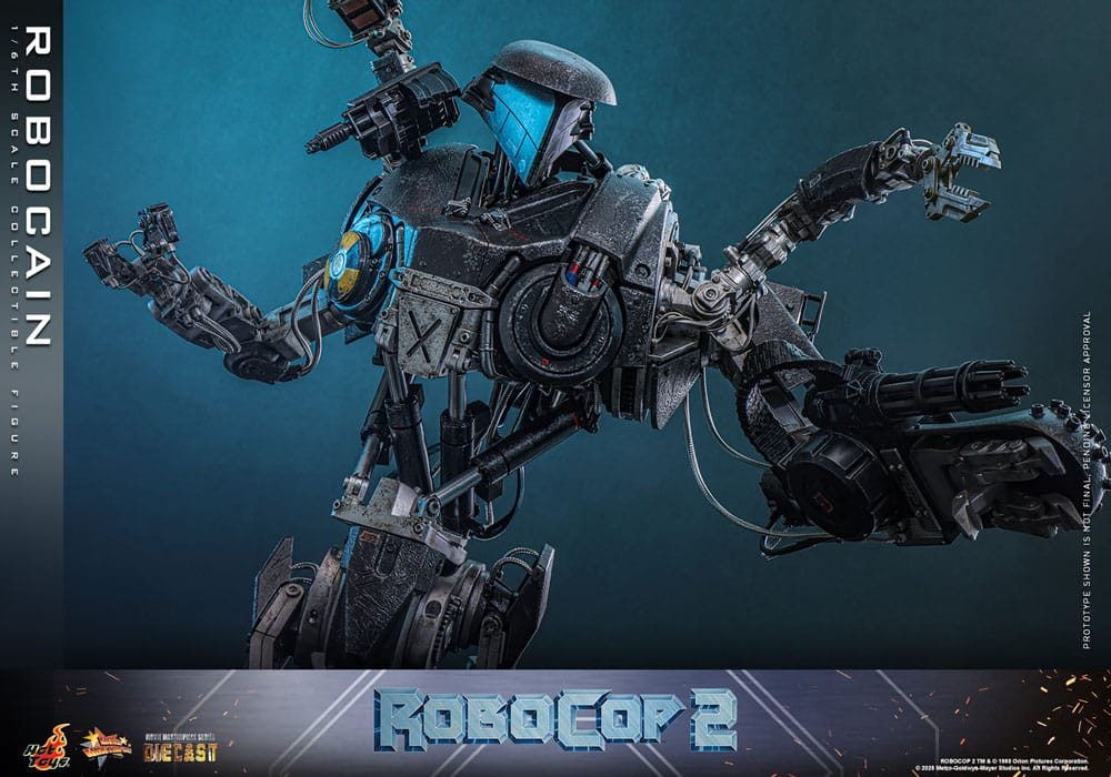 ROBOCAIN – FIGURA HOT TOYS DIECAST 1/6 40 CM (ROBOCOP 2 – MOVIE MASTERPIECE)