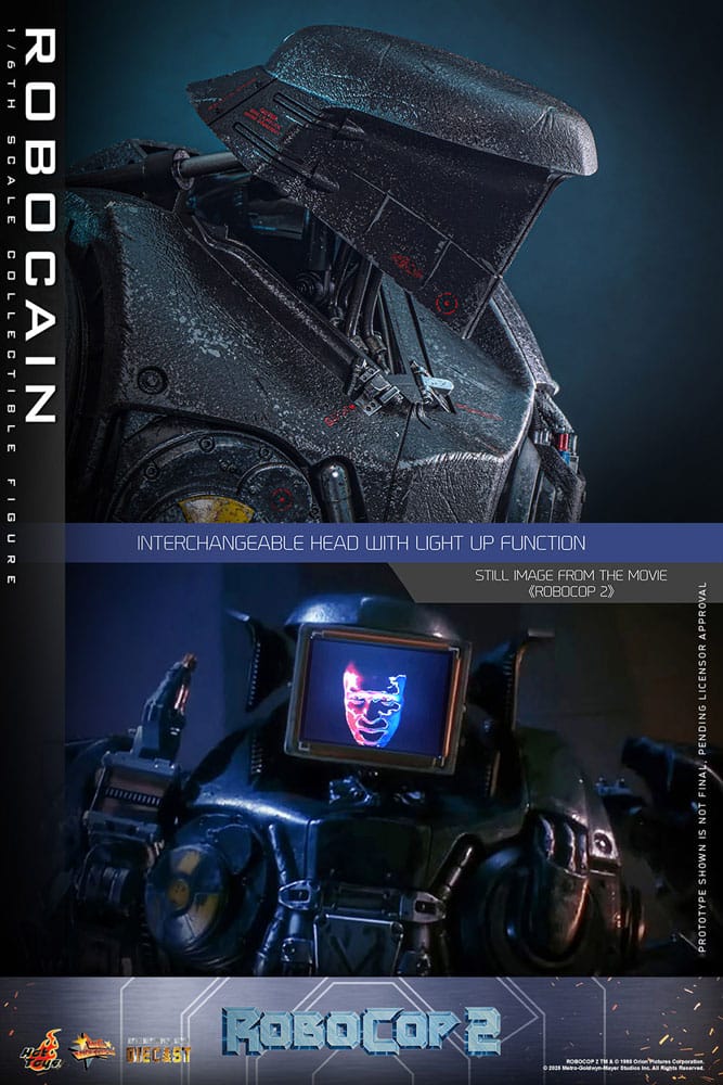 ROBOCAIN – FIGURA HOT TOYS DIECAST 1/6 40 CM (ROBOCOP 2 – MOVIE MASTERPIECE)