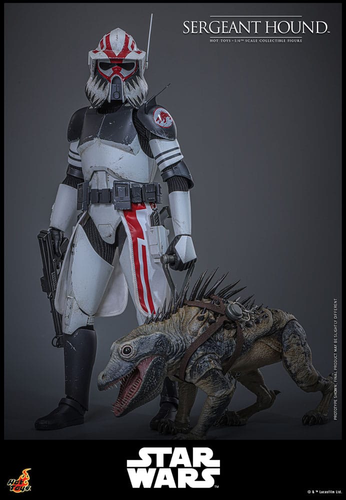 SERGEANT HOUND – STAR WARS: THE CLONE WARS 1/6 SCALE FIGURE 30 CM (HOT TOYS – COLLECTOR EDITION)