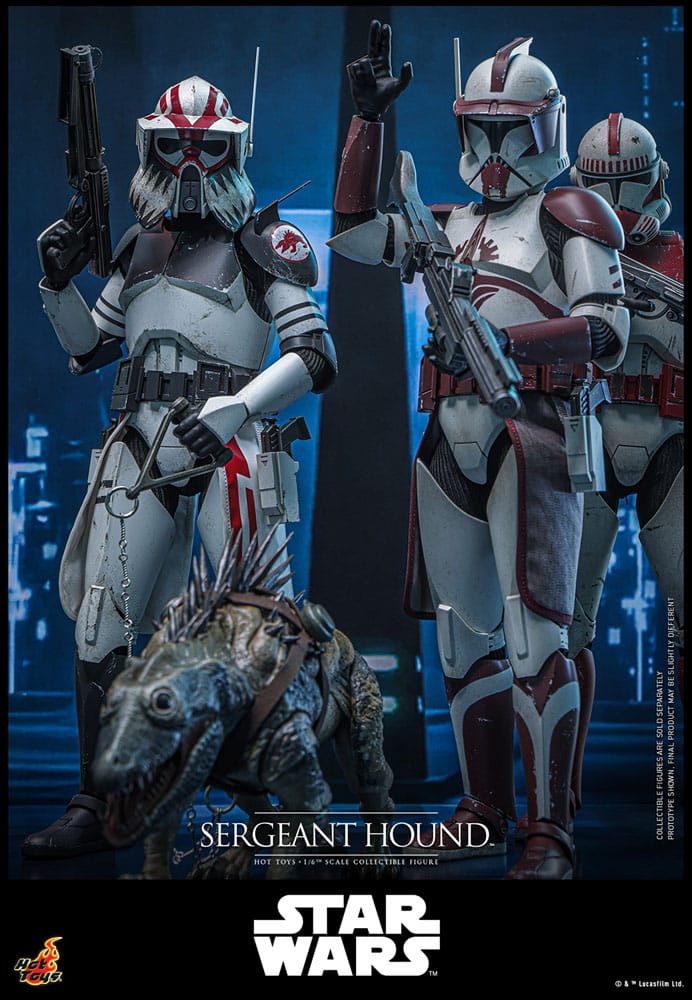 SERGEANT HOUND – STAR WARS: THE CLONE WARS 1/6 SCALE FIGURE 30 CM (HOT TOYS – COLLECTOR EDITION)
