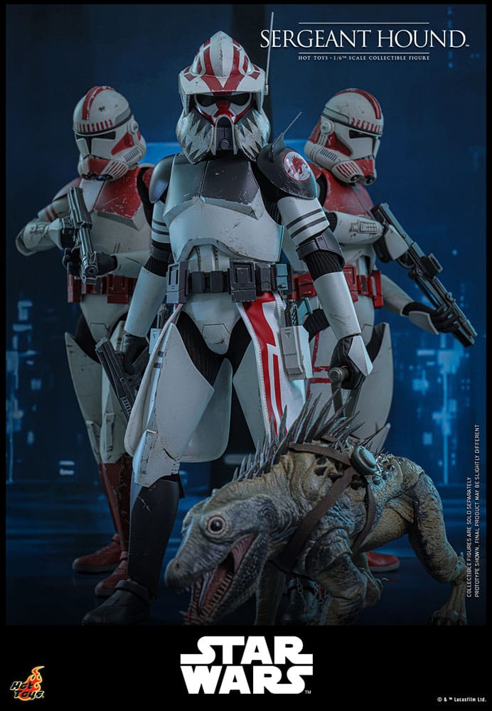 SERGEANT HOUND – STAR WARS: THE CLONE WARS 1/6 SCALE FIGURE 30 CM (HOT TOYS – COLLECTOR EDITION)