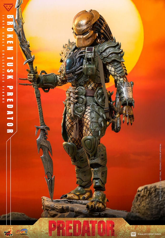 BROKEN TUSK PREDATOR – ALIEN VS. PREDATOR – COMIC MASTERPIECE HOT TOYS