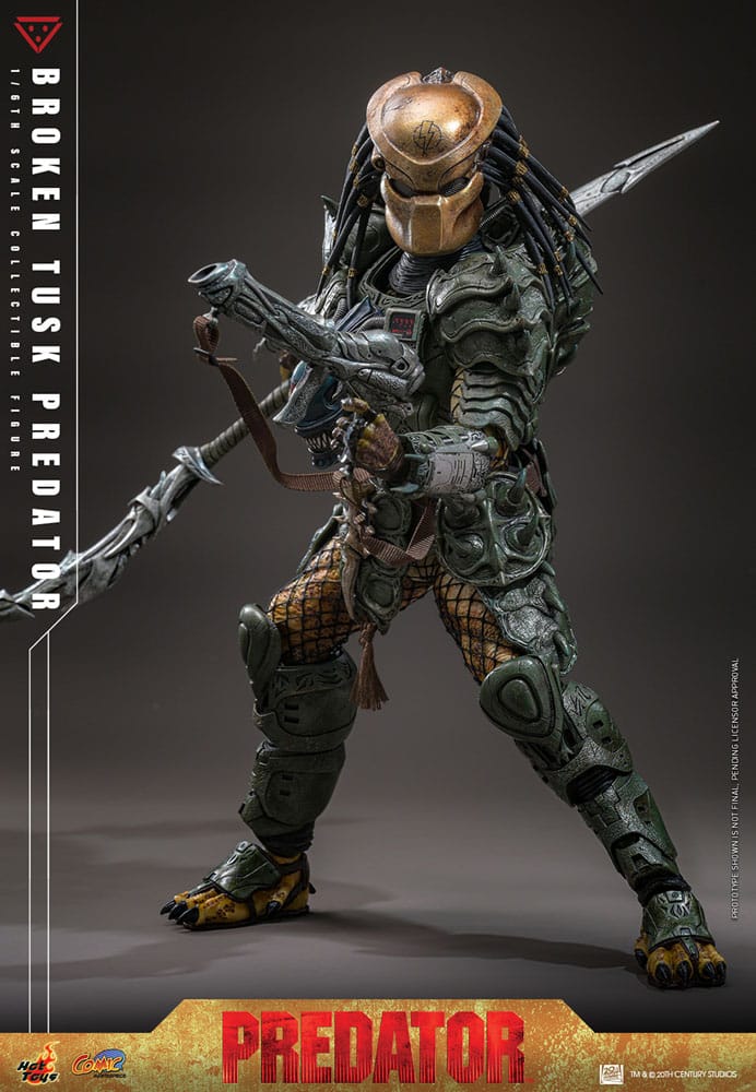 BROKEN TUSK PREDATOR – ALIEN VS. PREDATOR – COMIC MASTERPIECE HOT TOYS