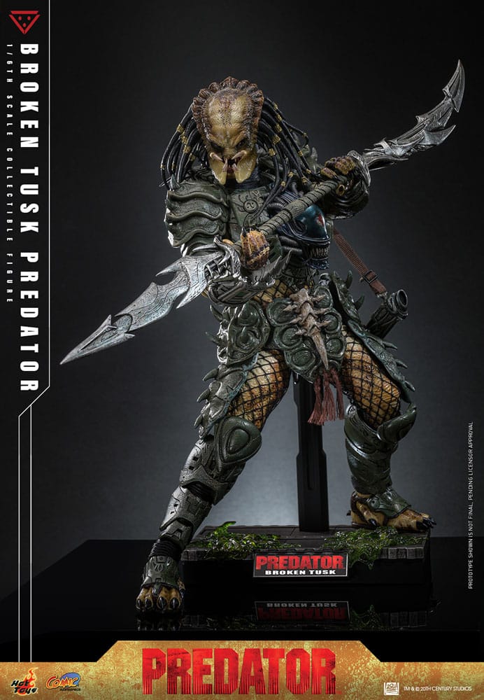 BROKEN TUSK PREDATOR – ALIEN VS. PREDATOR – COMIC MASTERPIECE HOT TOYS