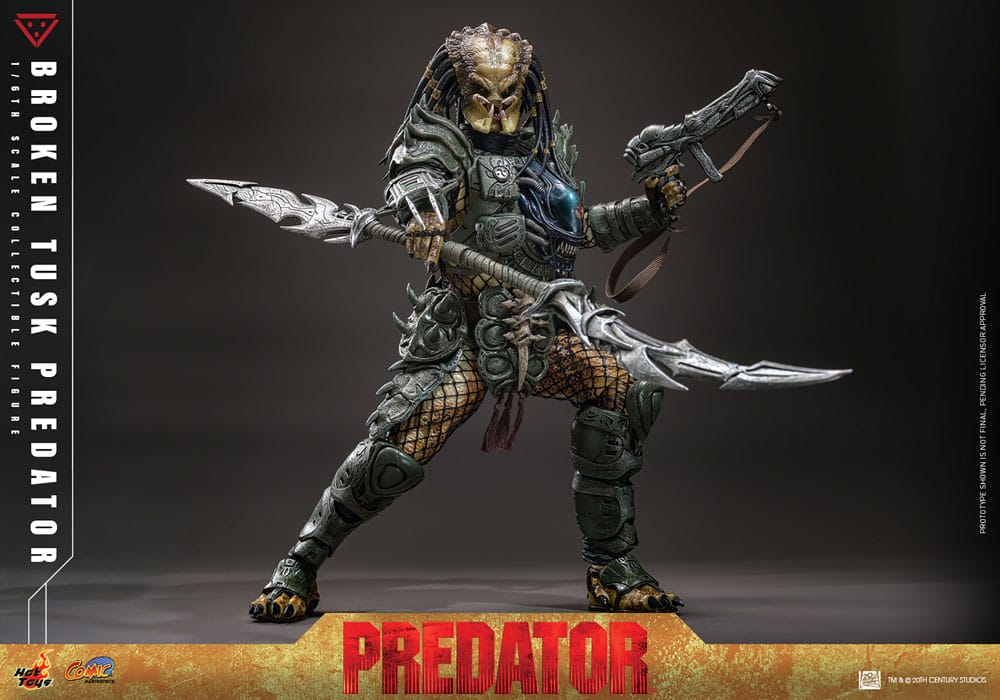 BROKEN TUSK PREDATOR – ALIEN VS. PREDATOR – COMIC MASTERPIECE HOT TOYS